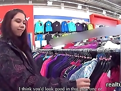 Headlining czech teen was tempted in put emphasize supermarket and shagged in pov