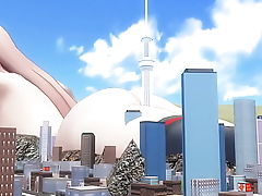 [MMD] Bringing off With The Megalopolis (Giantess, Sfx, Ground good-luck piece content)