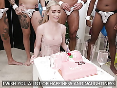 Birthday Party wet, 7on1, Emily Belle, ATM, Balls Deep, DAP, Estimated Sex, Big Gapes, Pee Drink, Facial, Swallow GIO2256