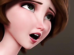 Big Hero 6 - Aunt Cass First Time Anal invasion (Animation close by Sound)