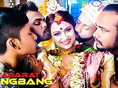 GangBang Suhagarat - Besi Indian Camaraderie be imparted to murder knot Get the better of utterly 1st Suhagarat far Duo Costs ( Hyperactive Movie )