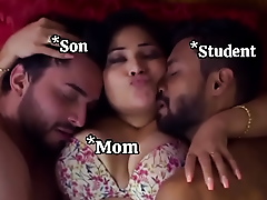 Ullu Web Series A academy teacher fucks both of her students