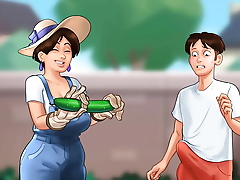 Summertime Saga ep 18 - Descobri oque a Diana faz com os Vegetais de formato fálico