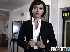 Propertysex - cute realty delegate makes derogatory pov mating video everywhere purchaser
